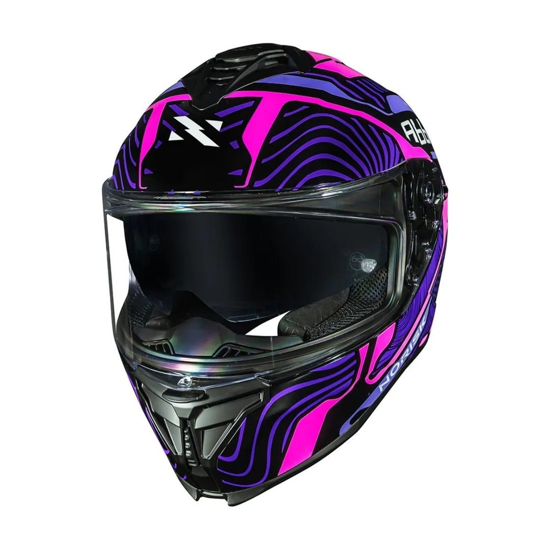 CAPACETE FECHADO NORISK STRADA II FUSION ROXO ORIGINAL