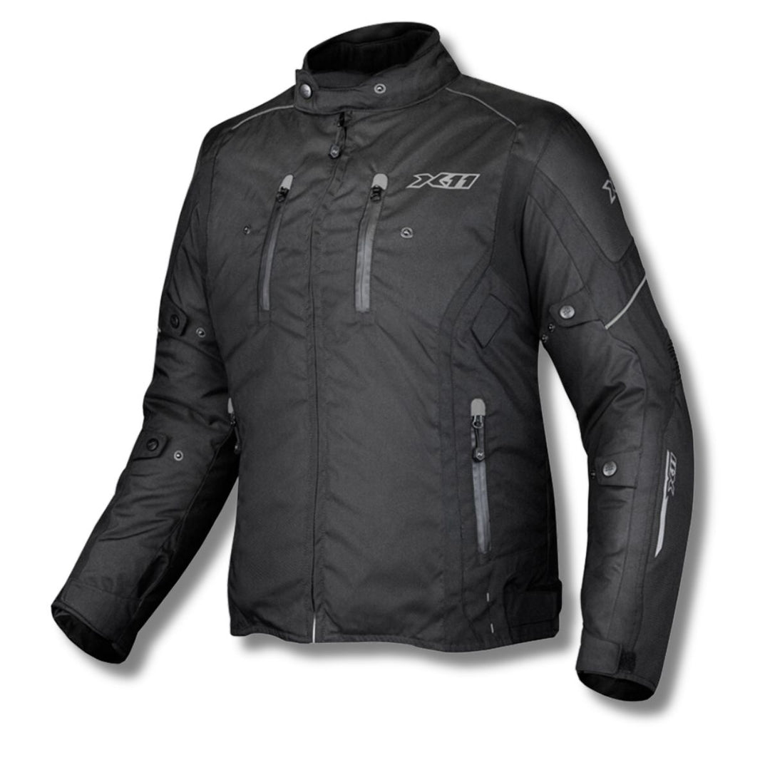 JAQUETA X11 IRON 3 FEMININA PRETO IMPERMEÁVEL MOTOCICLISTA