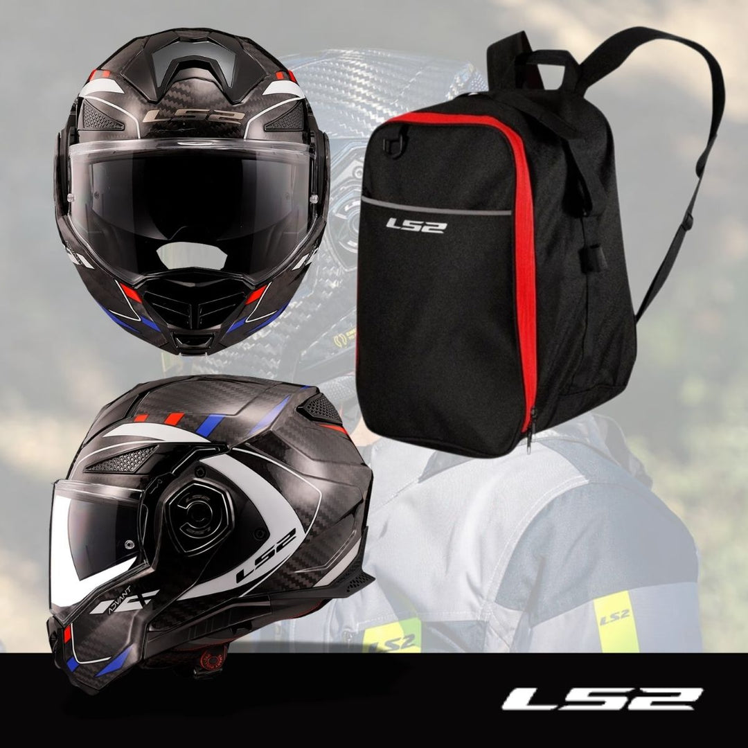 Capacete LS2 FF901 Advant X Carbon Future Articulado Carbon