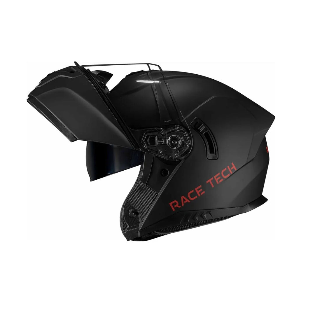 CAPACETE RACE TECH ABERTO PRETO SIGNAL MONOCOLOR MATTE BLACK