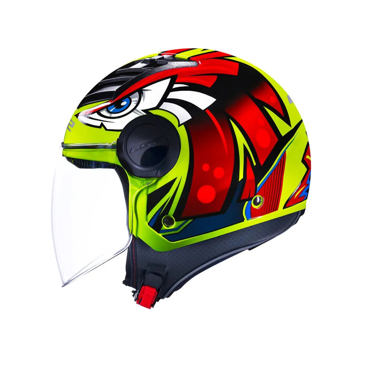 CAPACETE LS2 ABERTO AIRFLOW TRIBAL AMARELO YELLOW 61XL