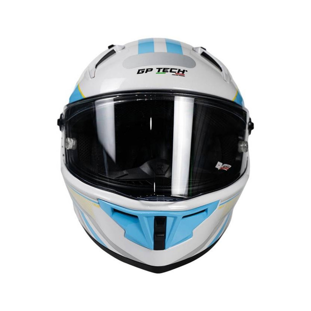 CAPACETE GP TECH PILOT GP ARGENTINA BRANCOAZUL