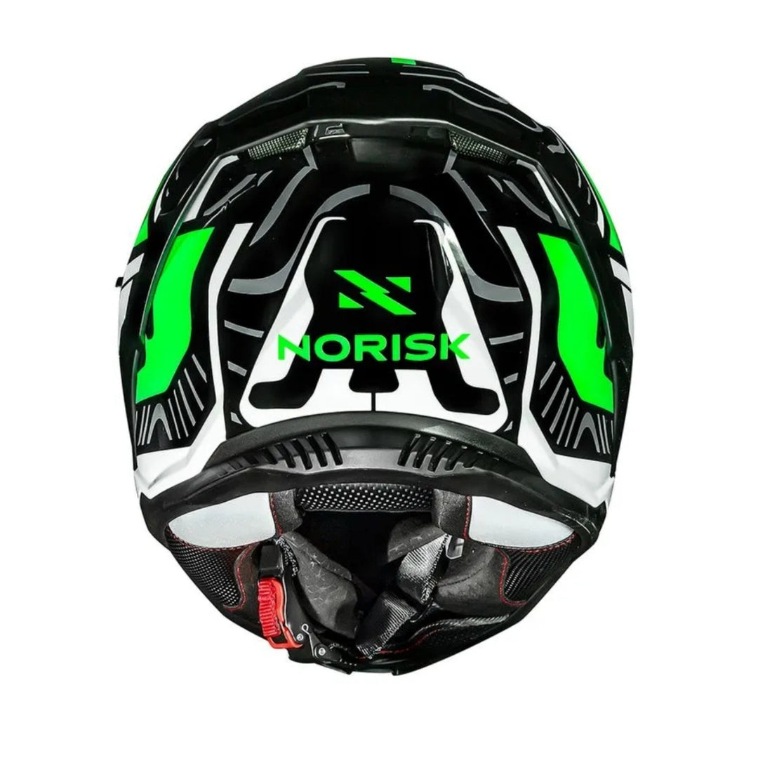 NORISK CAPACETE STRADA II FUSION WHT/BLK/GRE