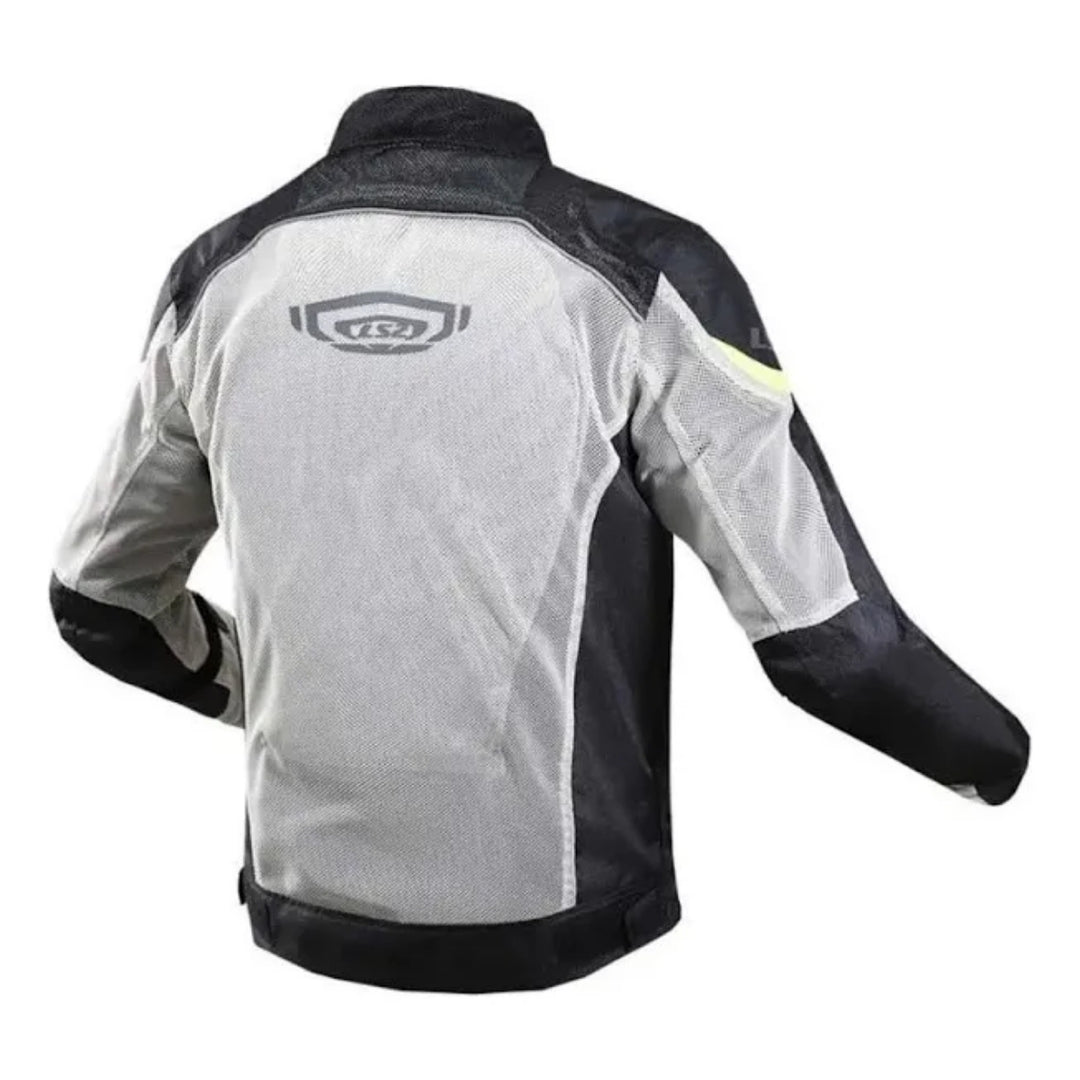 JAQUETA LS2 AIRY PRETA/CINZA/AMARELA BLK/GREY YELLOW