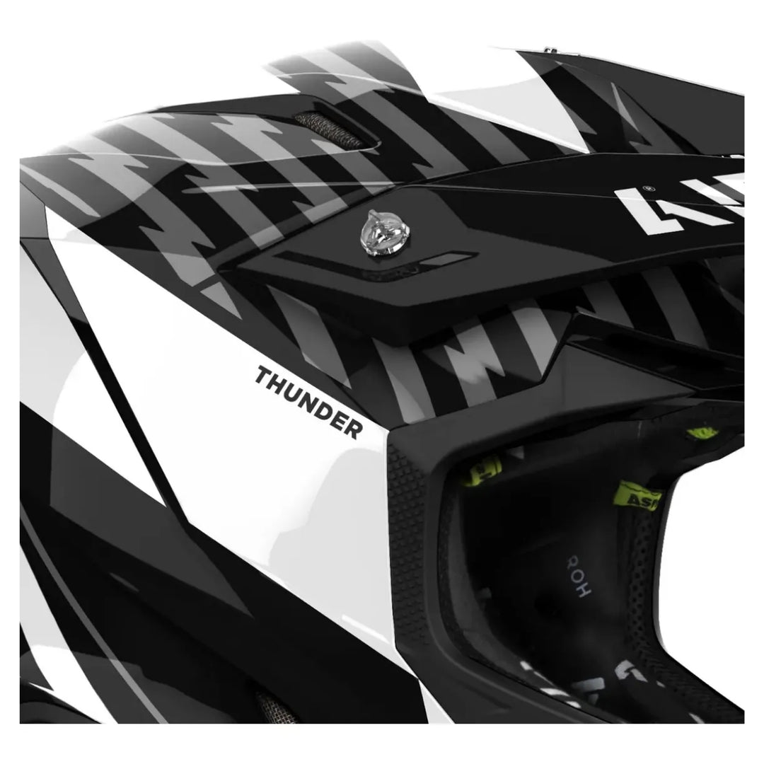 CAPACETE AIROH TWIST3 THUNDER BLACK/WHI