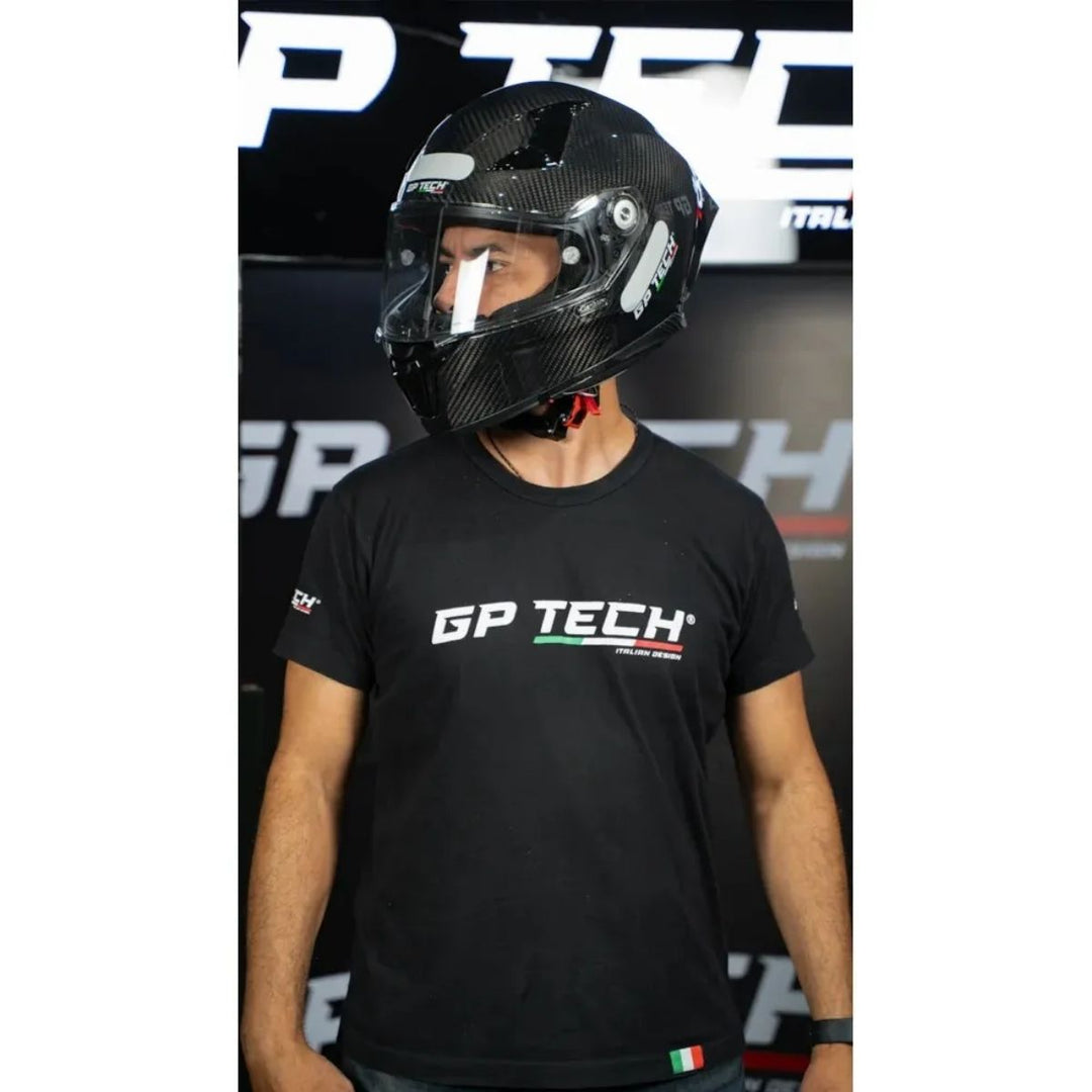 CAPACETE GP TECH CARBONO AH018 MONO PRETO
