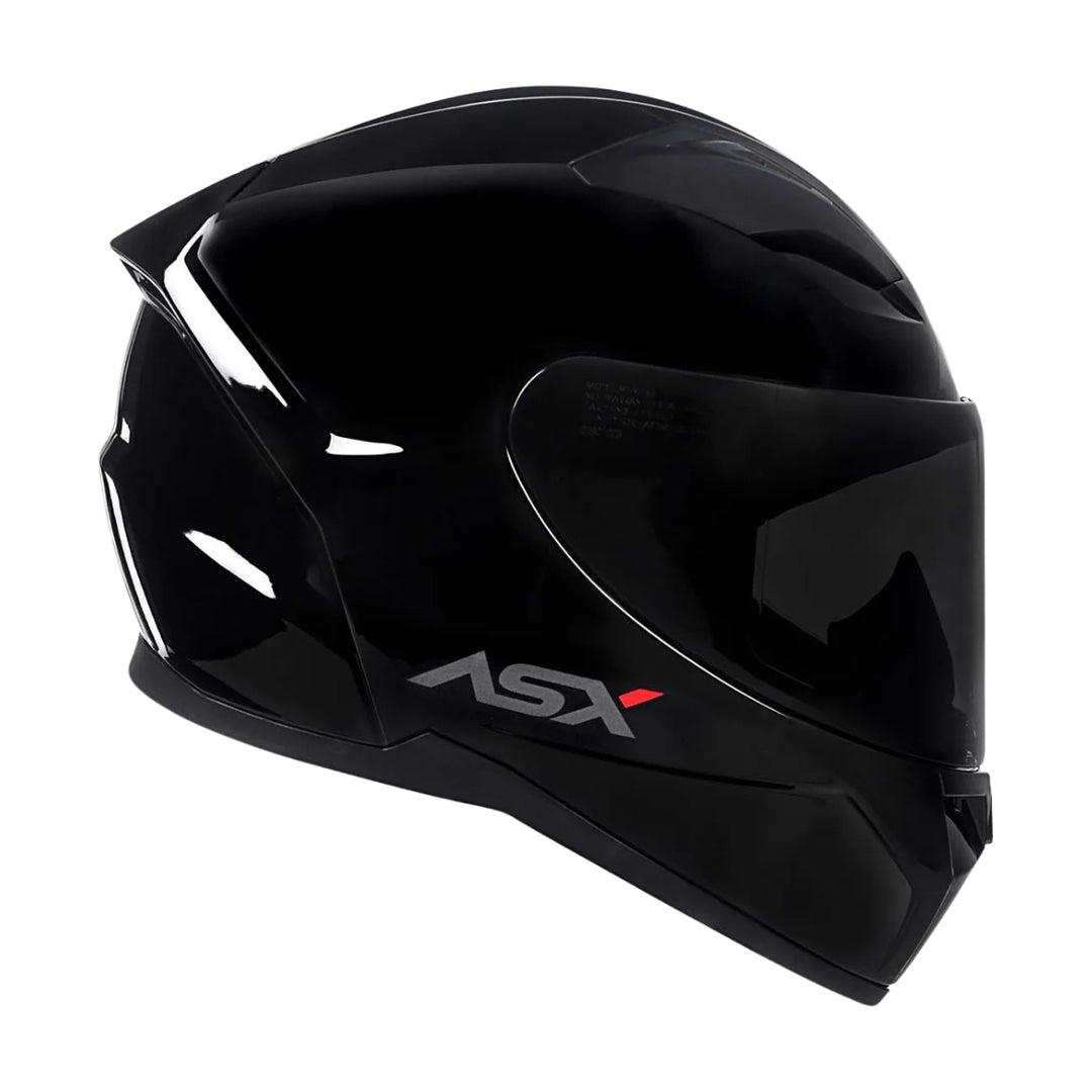 CAPACETE PRETO ASX CITY SOLID BRILHO GRAFITE