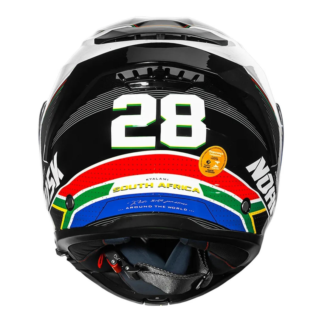 NORISK CAPACETE FORCE II GRAND PRIX SOUTH AFRICA