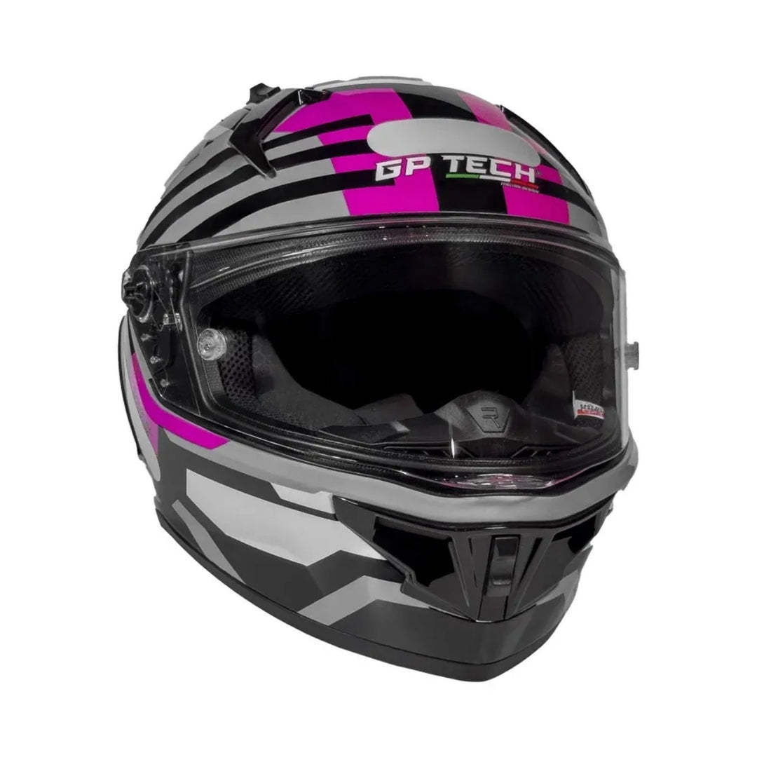 CAPACETE FEMININO GP TECH PILOT BLADE ROSA