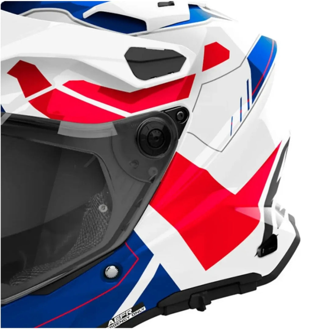 CAPACETE AIROH COMMANDER 2 REVEAL BLUE/RED