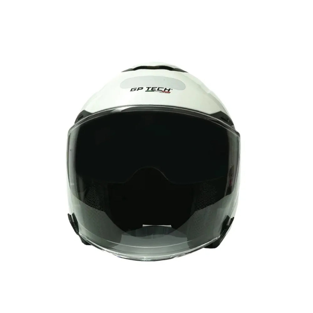 CAPACETE GP TECH OPEN OF669 PEROLIZADO ABERTO BRANCO