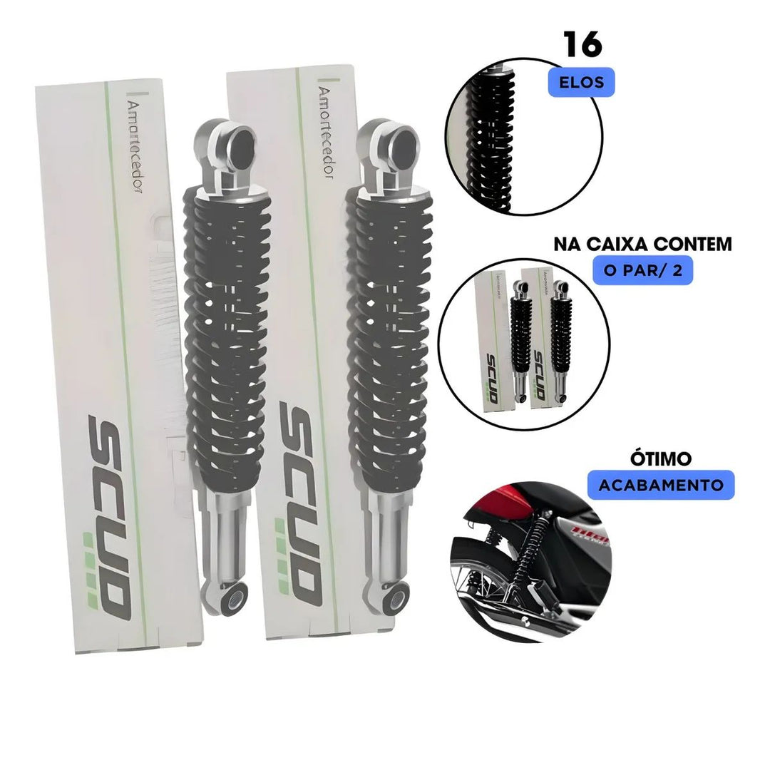 Amortecedor Scud Honda Cargo Start Titan Fan Cg 150 160 125