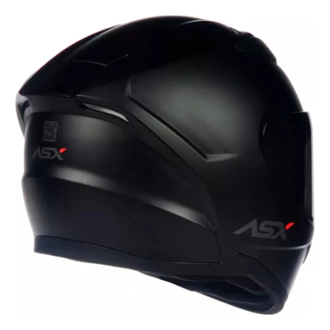 CAPACETE ASX CITY SOLID PRETO FOSCO GRAFITE