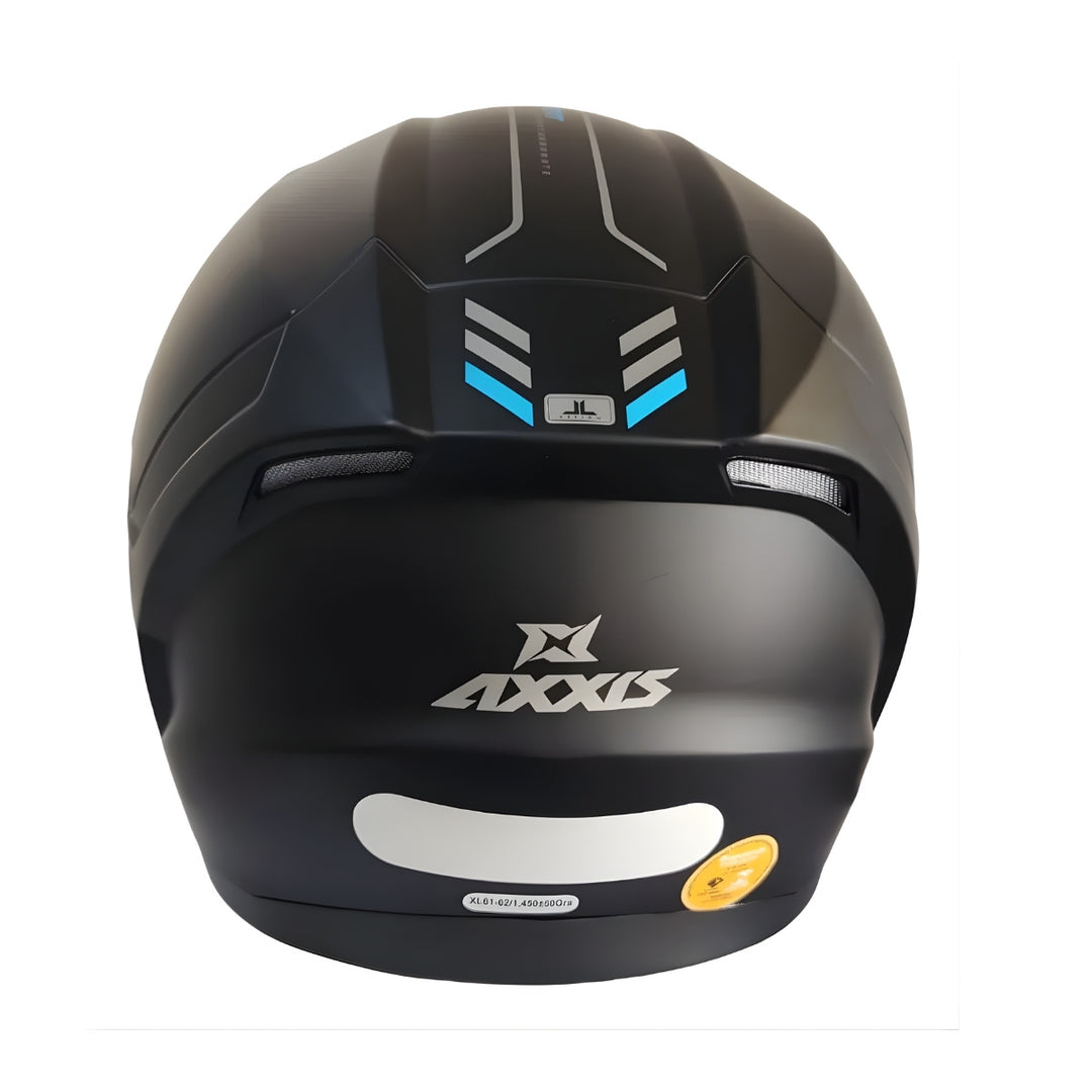 CAPACETE AXXIS SEGMENT SOLID A1  BLACK MATE