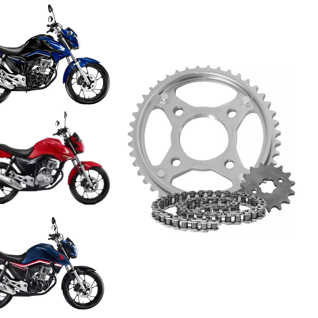 KIT RELAÇÃO TITAN160 2016-2024 SEM RETENTOR  SCUD