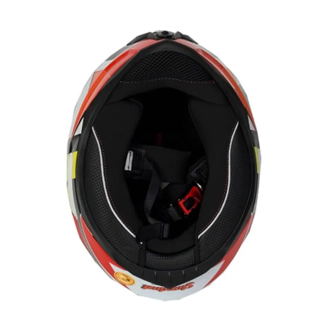 CAPACETE GP TECH ULTRA SV STARDUST VERMELHO/AZUL