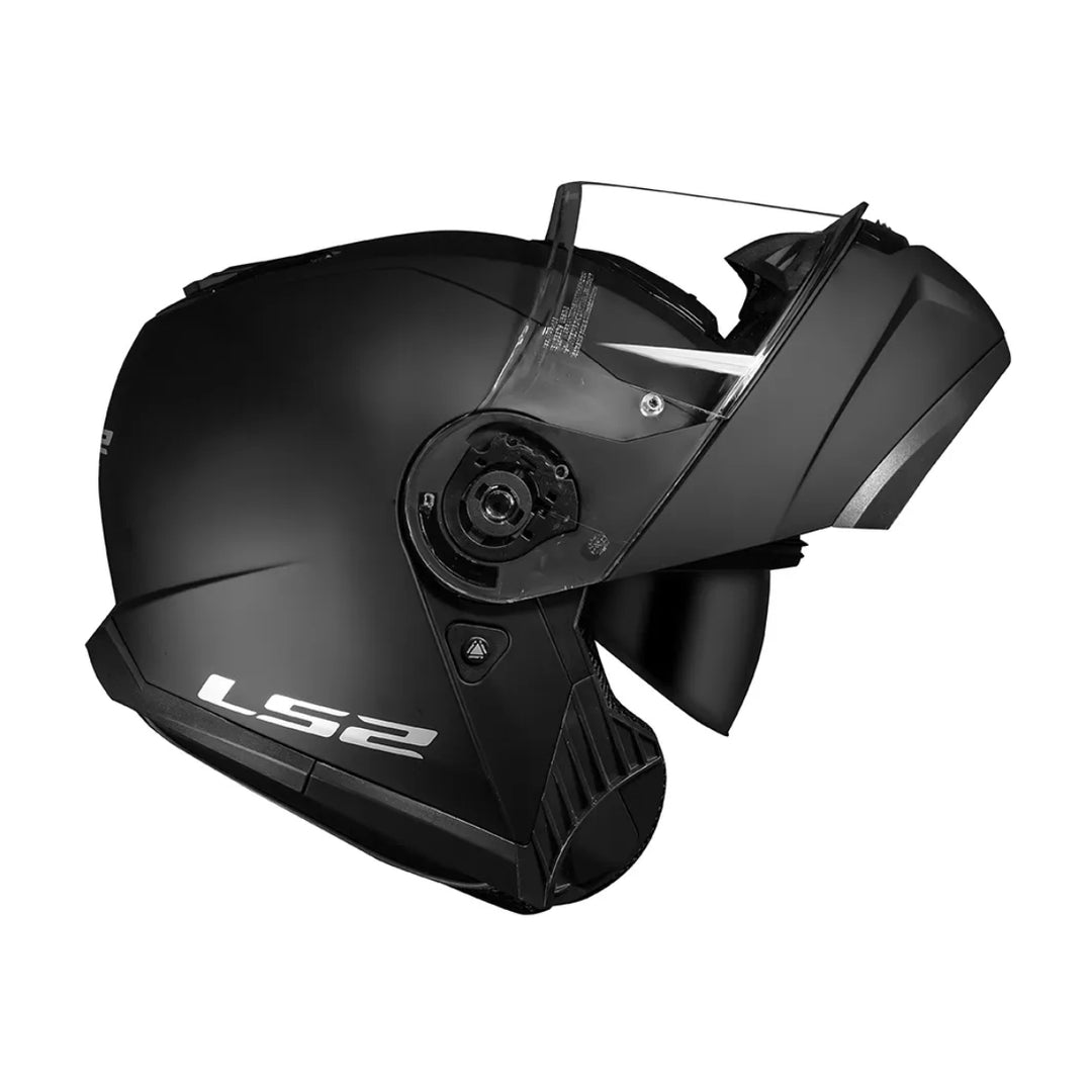 CAPACETE LS2 STROBEII FF908 ARTICULADO MONOCOLOR MATTE BLACK
