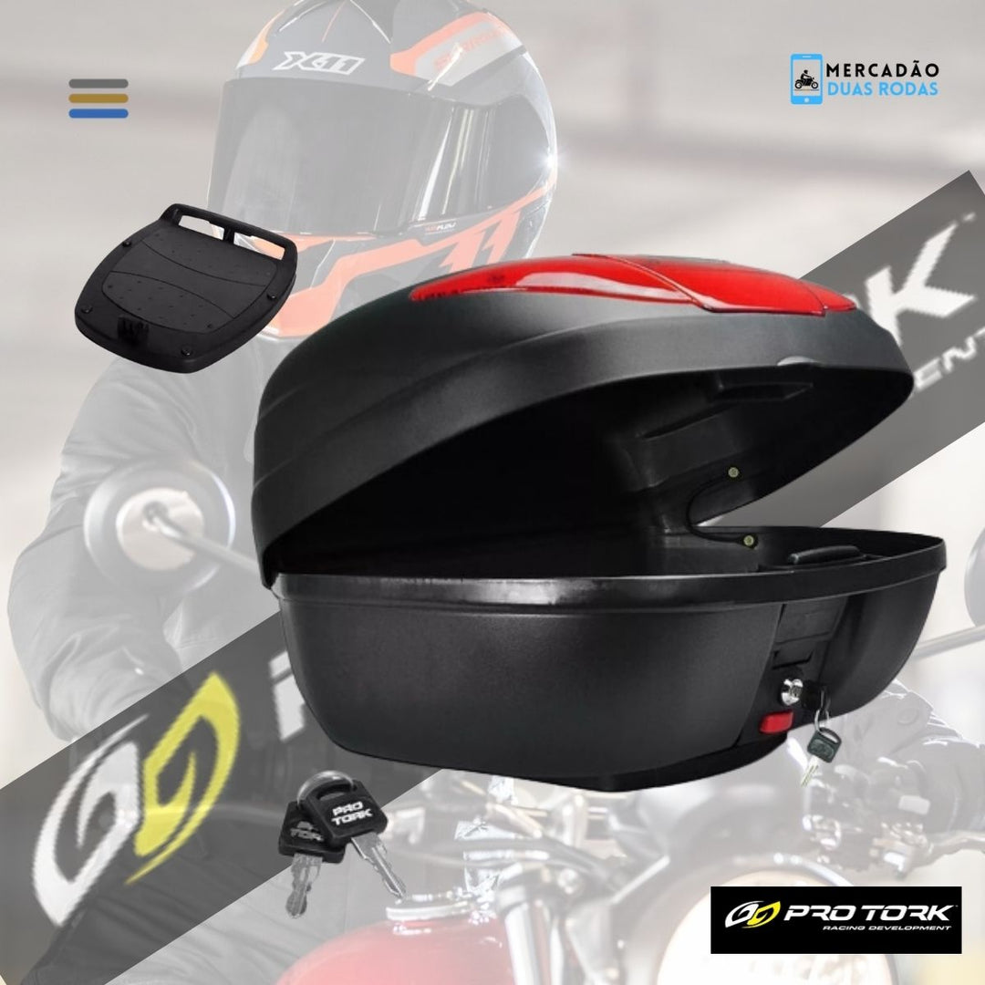 BAU BAULETO UNIVERSAL PARA MOTO 45 LITROS SMART BOX PRO TORK