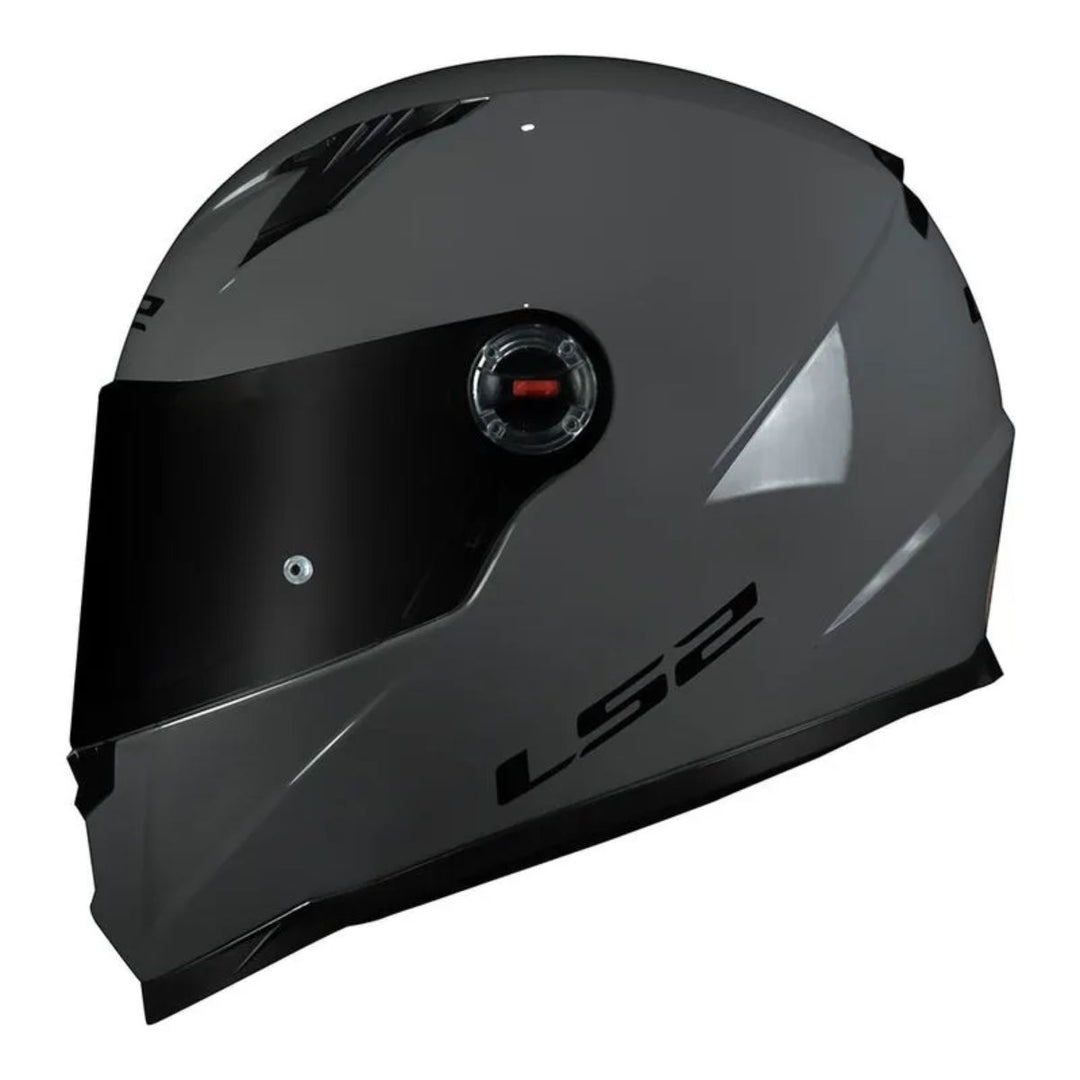 CAPACETE LS2 FF358 MONOCOLOR CINZA NARDO GREY GRAFITE