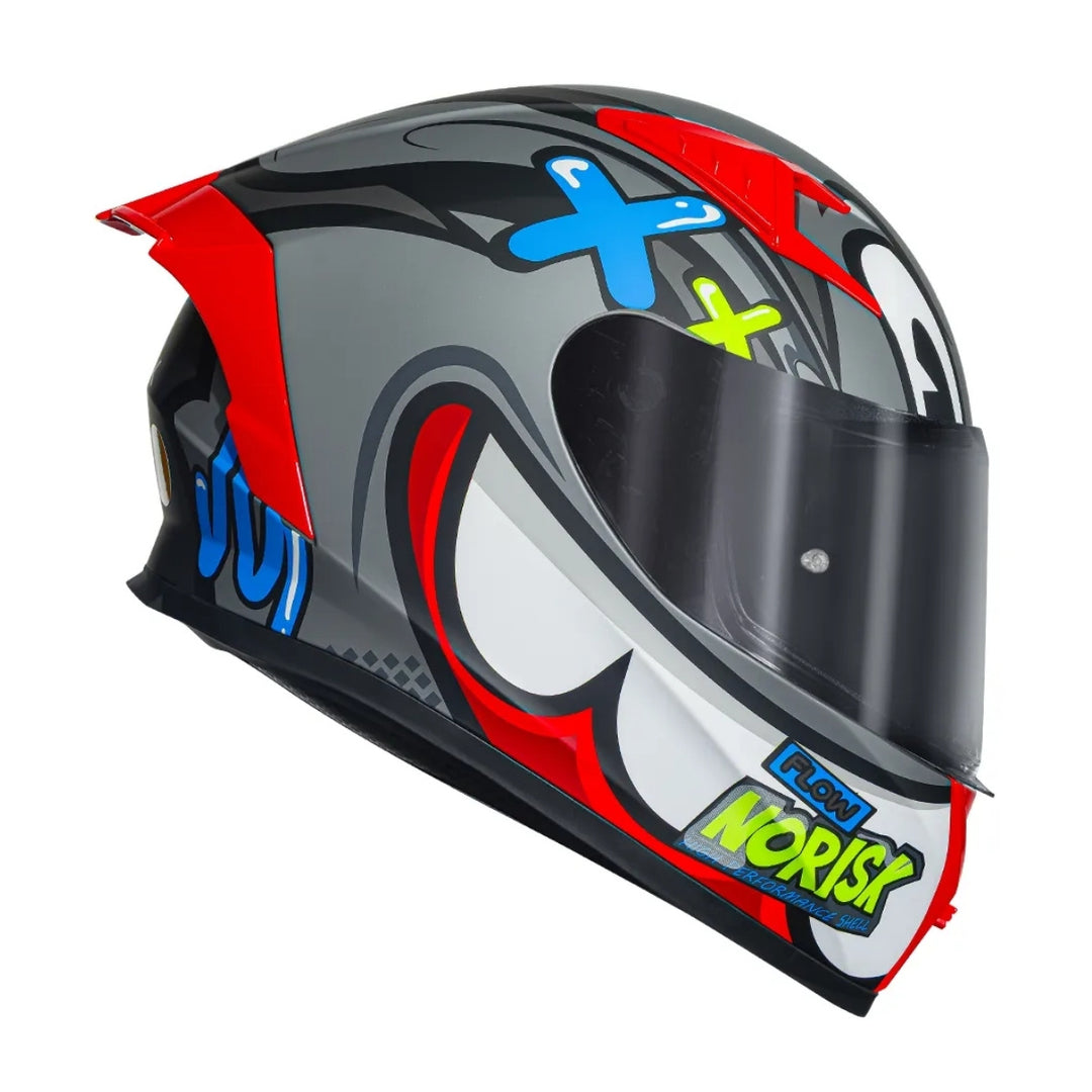 CAPACETE FECHADO NORISK FLOW KOB SILVER