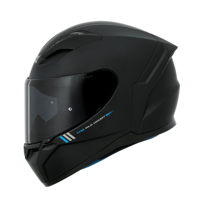 CAPACETE AXXIS SEGMENT SOLID A1  BLACK MATE