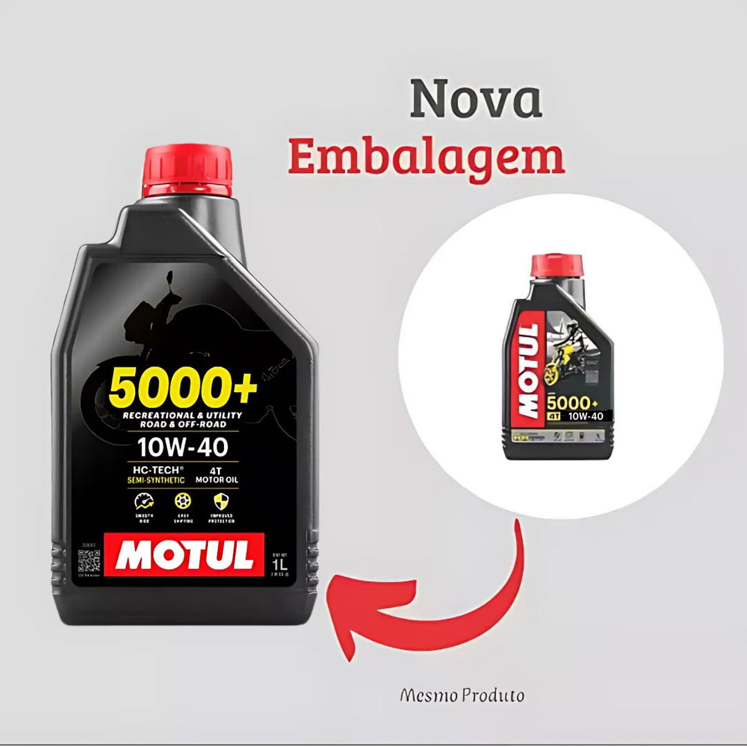 OLEO DE MOTOR MOTUL 5000 10W40 SEMI SINTETICO 4T 1LITRO