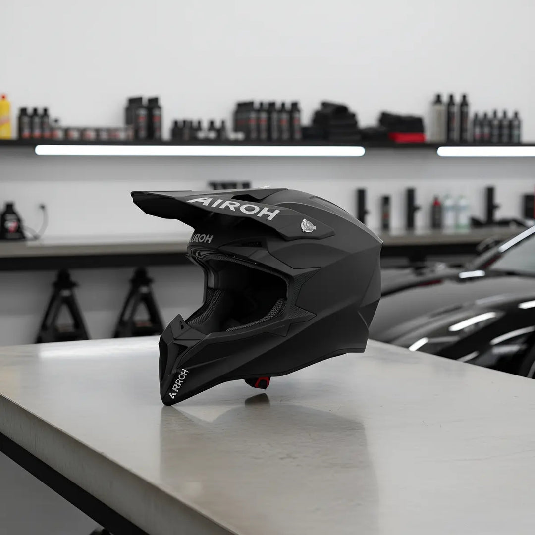 CAPACETE AIROH WRAAAP COLOR BLACK MATT