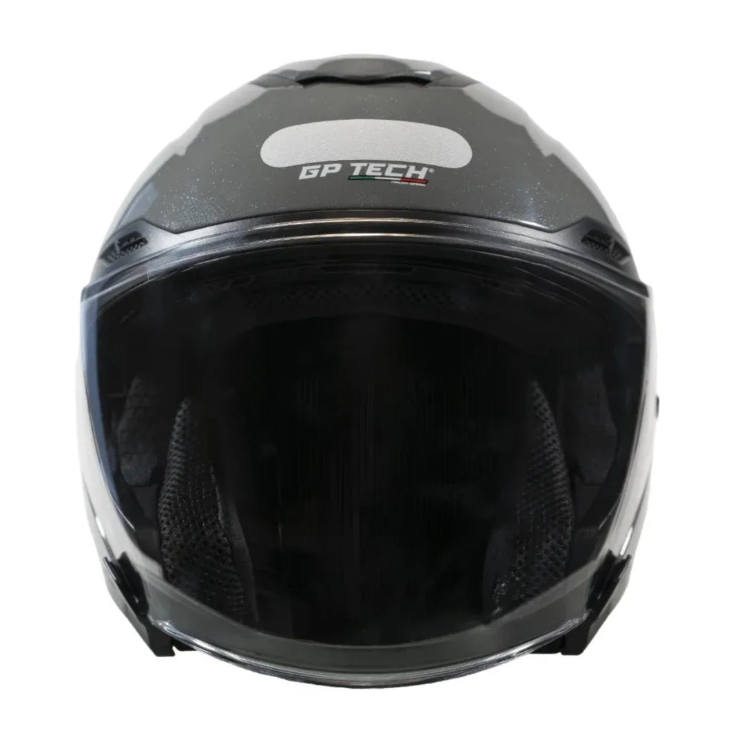CAPACETE GP TECH PILOT MONO CINZA ESCURO