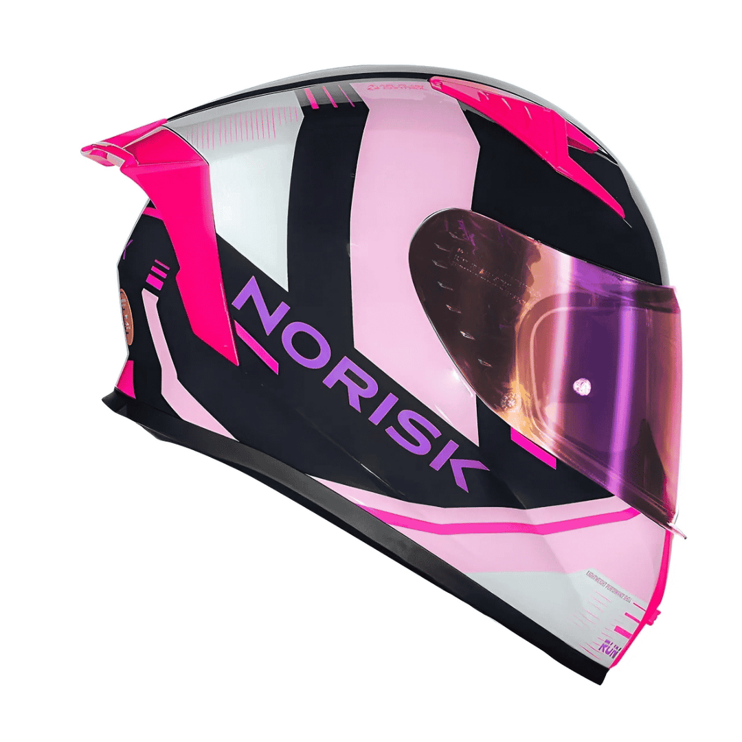 CAPACETE NORISK CAPACETE FLOW RUN BLUE/PINK