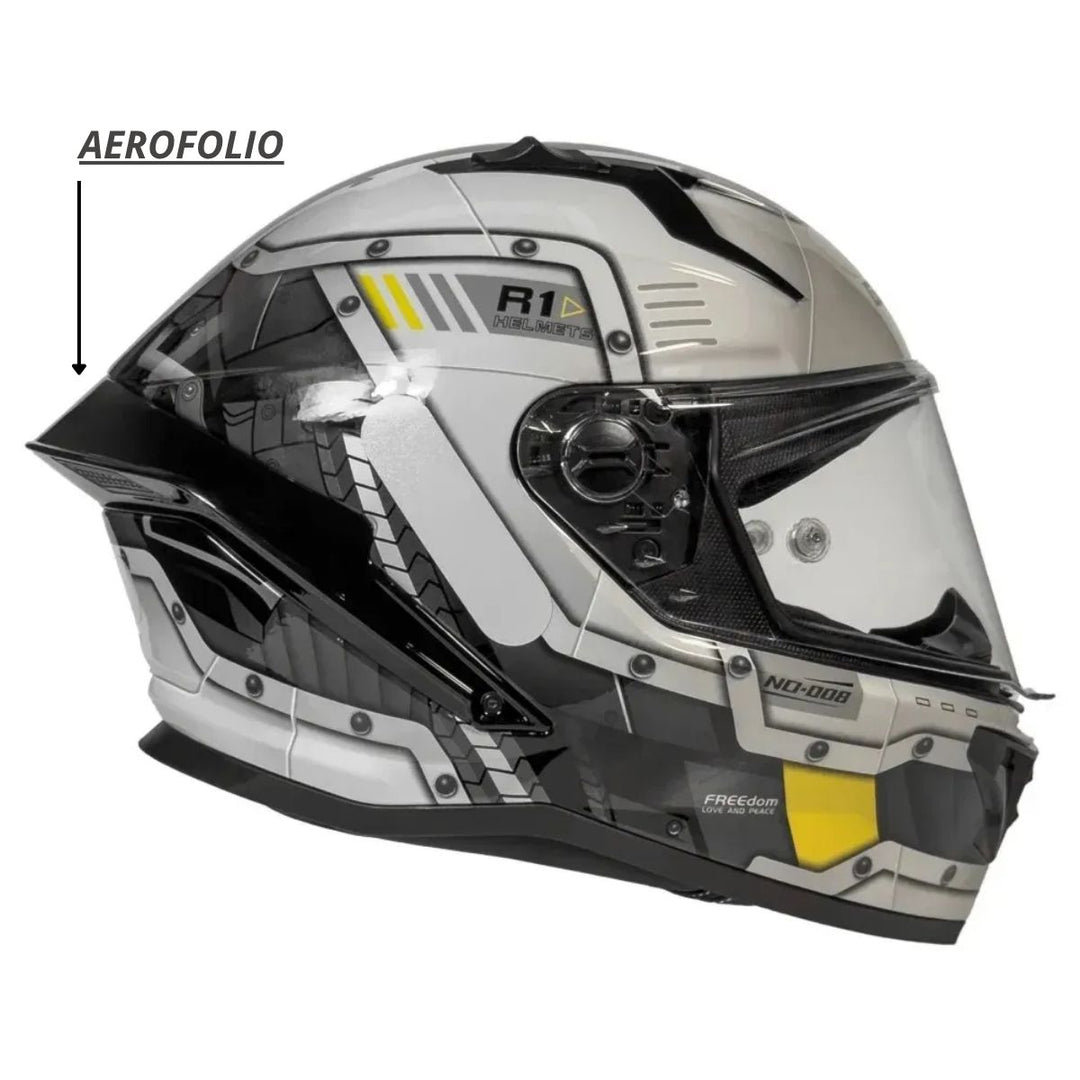 CAPACETE GP TECH PILOT STAR TREK BRANCO / PRETO