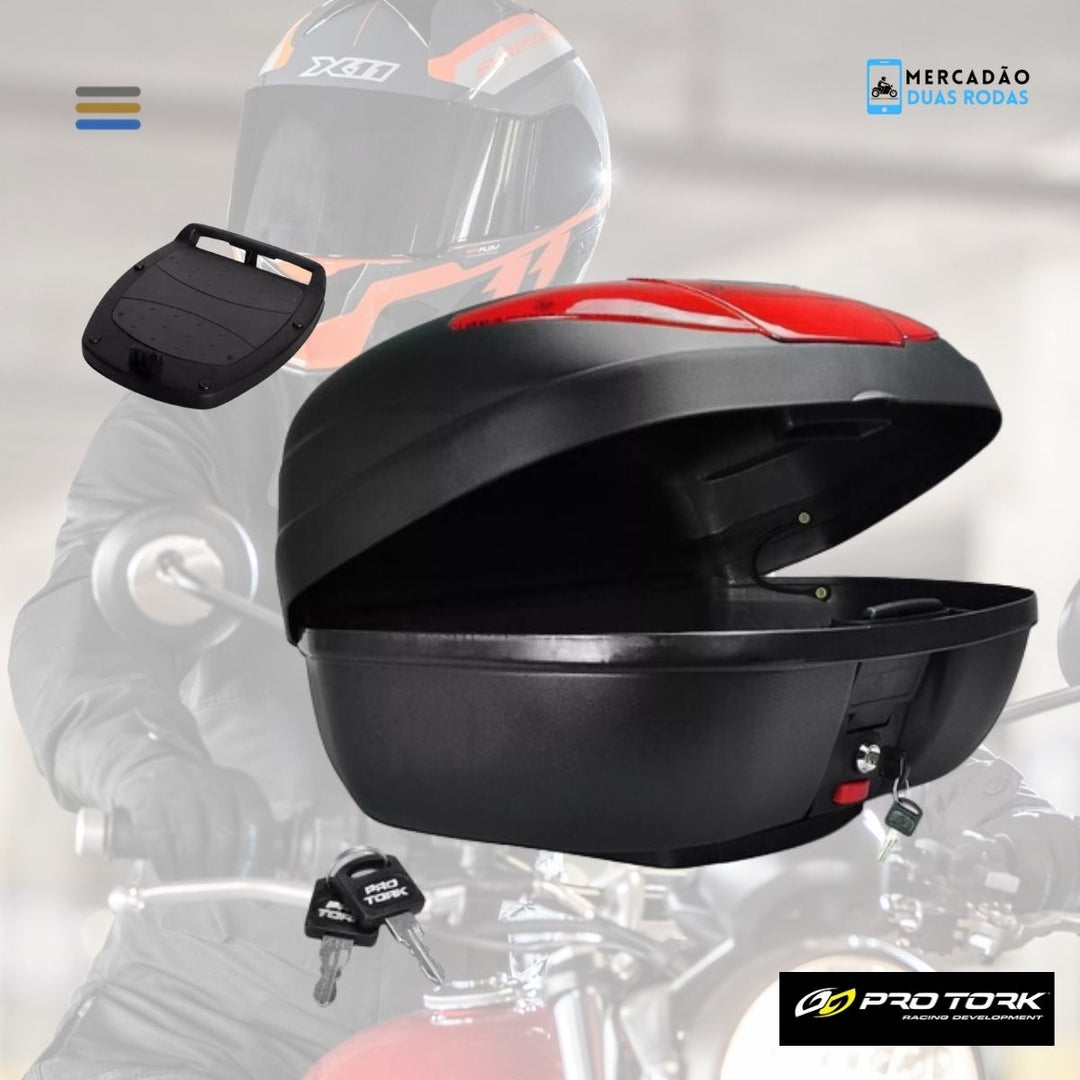 BAU BAULETO UNIVERSAL PARA MOTO 35 LITROS SMART BOX PRO TORK