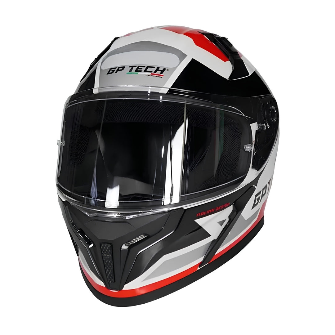 CAPACETE GP TECH ULTRA SV FUSION V2 VERMELHO/CINZA