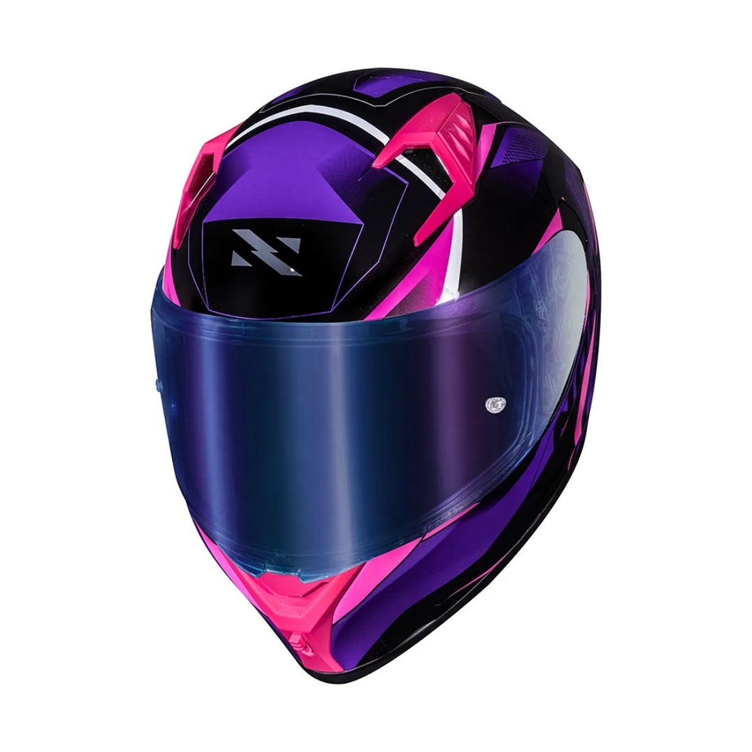 CAPACETE NORISK FLOW PULSE PURPLE/PINK FECHADO ORIGINAL